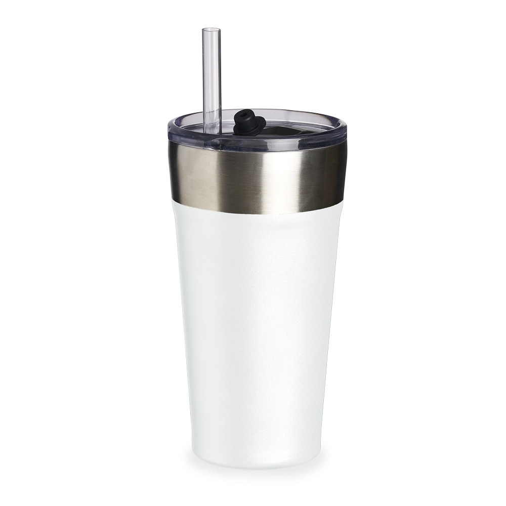 COPO TÉRMICO C/ CANUDO 500ML