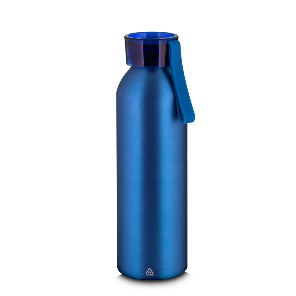 GARRAFA EM ALUMÍNIO RECICLADO - AZUL, 600ML