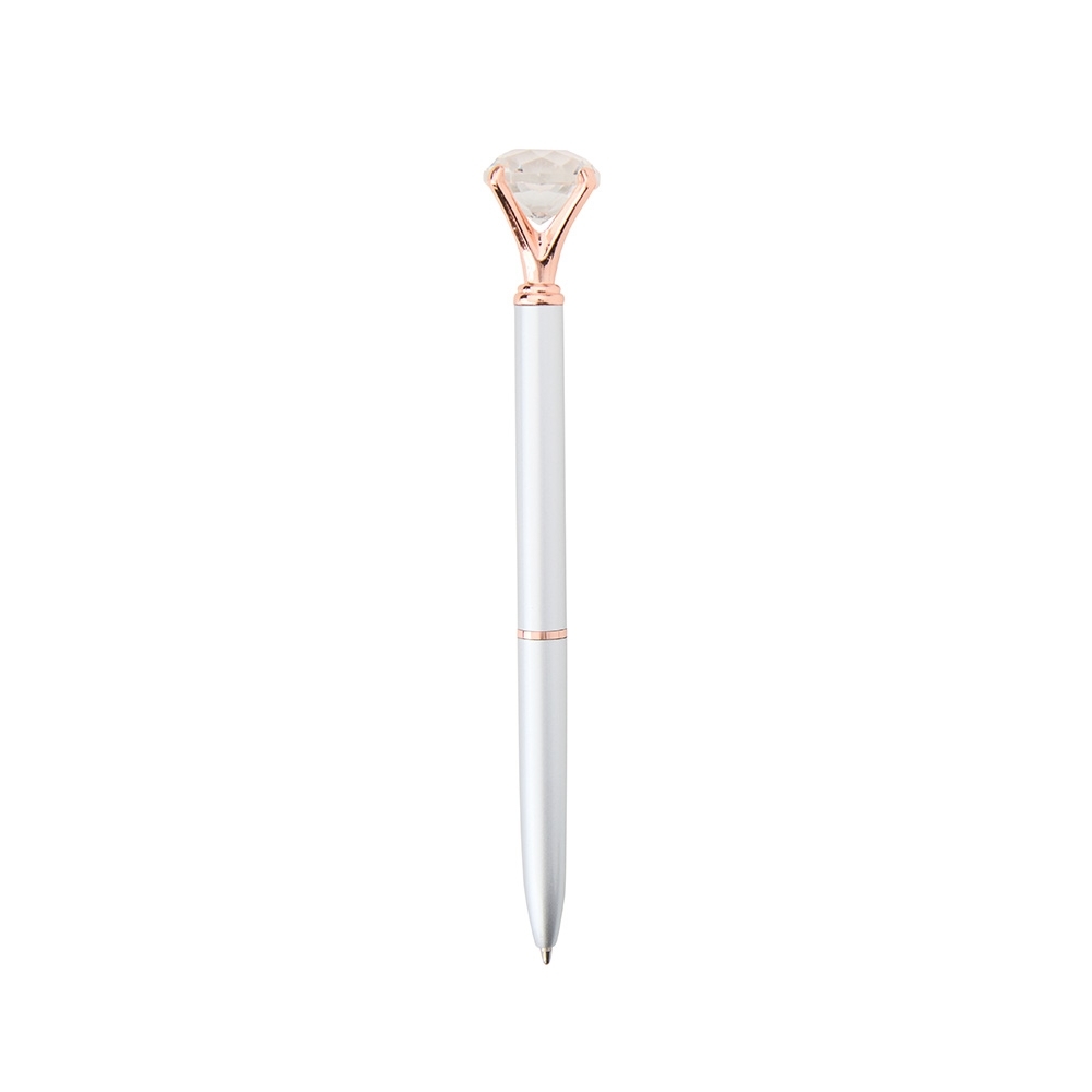 CANETA METAL DIAMANTE