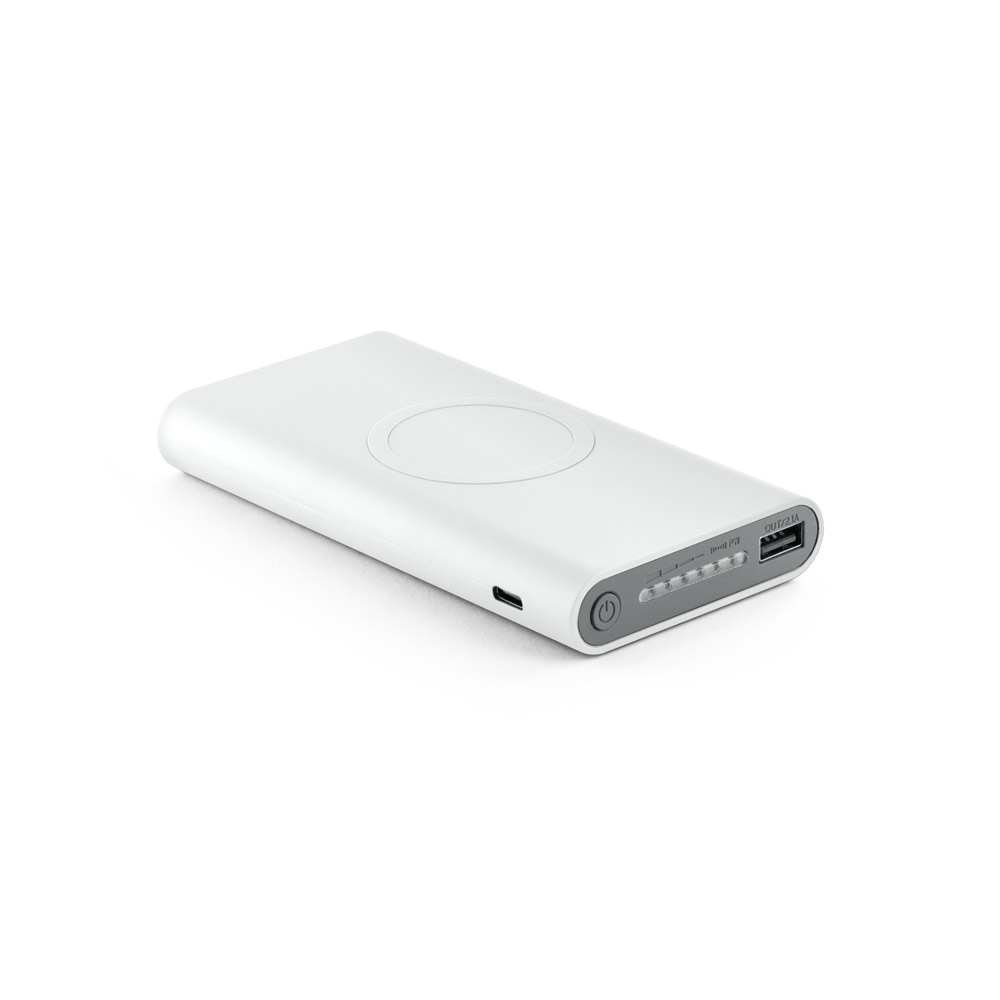 BATERIA PORTÁTIL POR INDUÇÃO SUPER-RÁPIDO EM ABS (10 000 MAH)