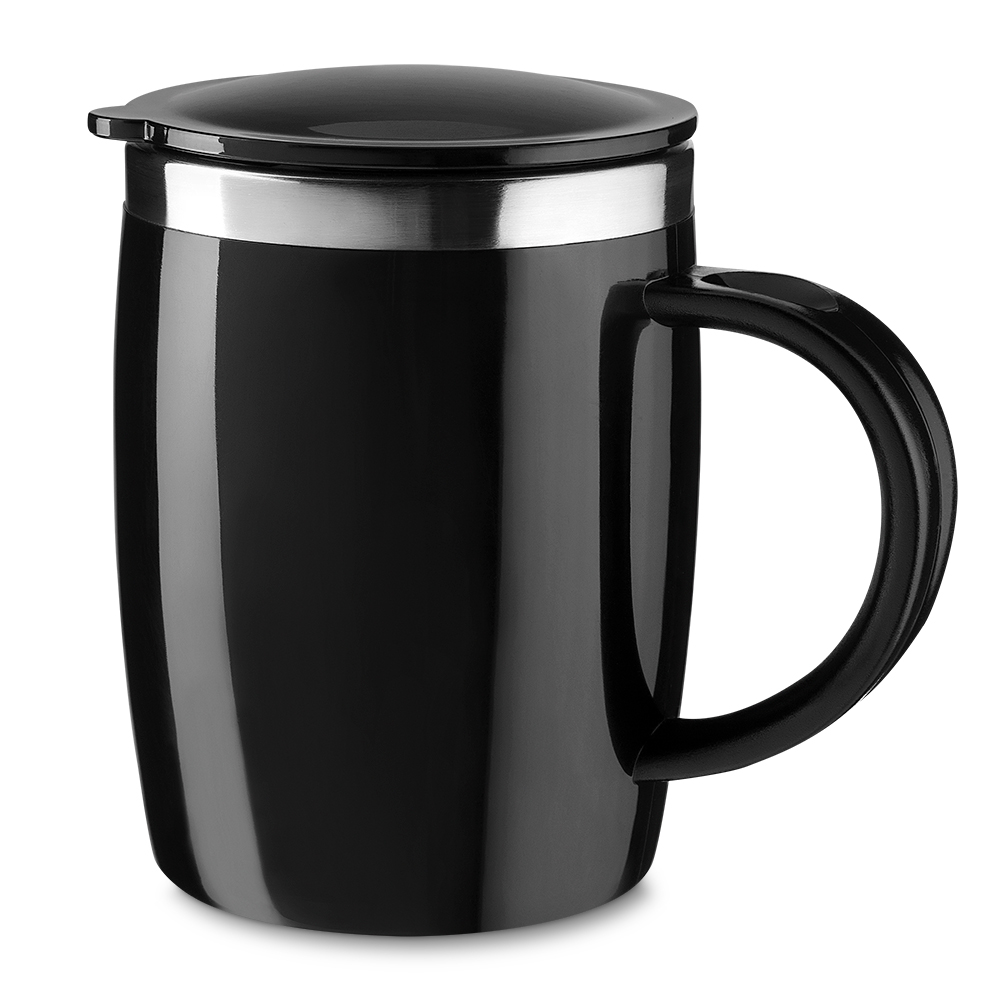 CANECA PLÁSTICA PP - AZUL, 400ML