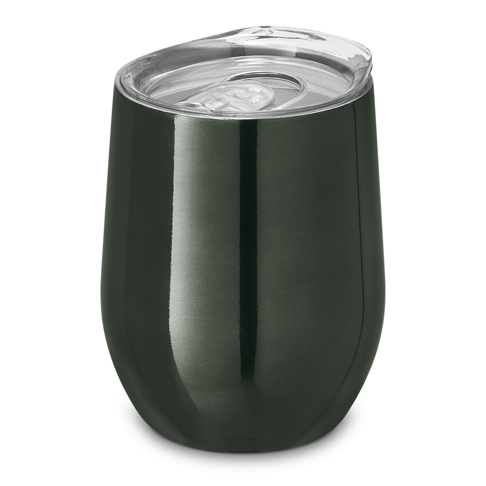 COPO DE VIAGEM TÉRMICO EM AÇO INOX DE PAREDE DUPLA ISOLADA A VÁCUO (400 ML)