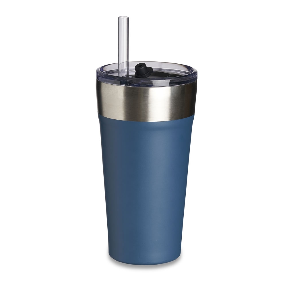 COPO TÉRMICO C/ CANUDO 500ML