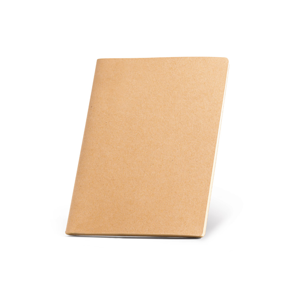 CADERNO A4 DE CAPA FLEXÍVEL EM CARTÃO (250 G/M²) COM PÁGINAS LISAS