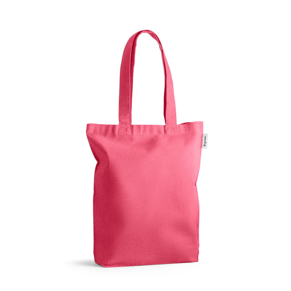SACOLA EM 50% ALGODÃO, 30% ALGODÃO RECICLADO E 20% POLIÉSTER RECICLADO (220 G/M²)