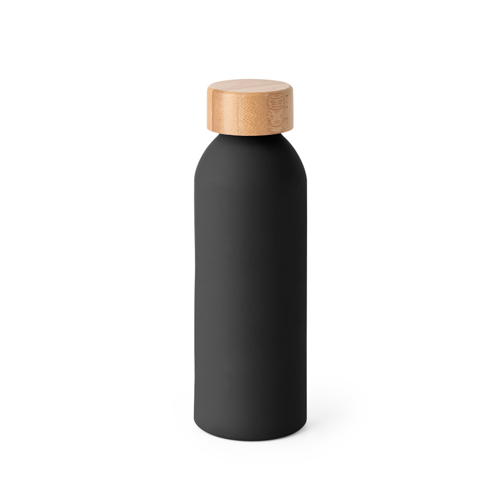 SQUEEZE EM ALUMÍNIO COM ACABAMENTO EMBORRACHADO (550 ML)