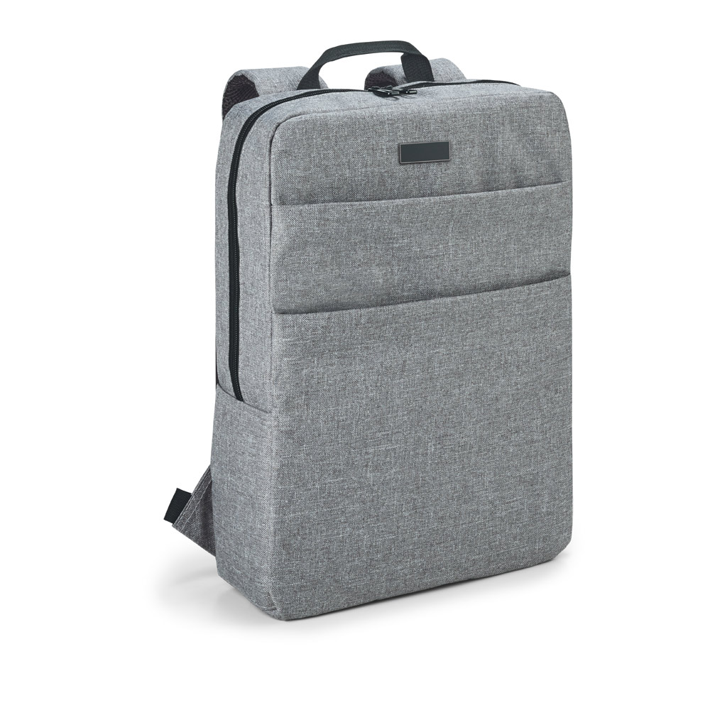 MOCHILA PARA NOTEBOOK (15'6'') EM 600D DE ALTA DENSIDADE COM PLACA PARA PERSONALIZAÇÃO (10 L)
