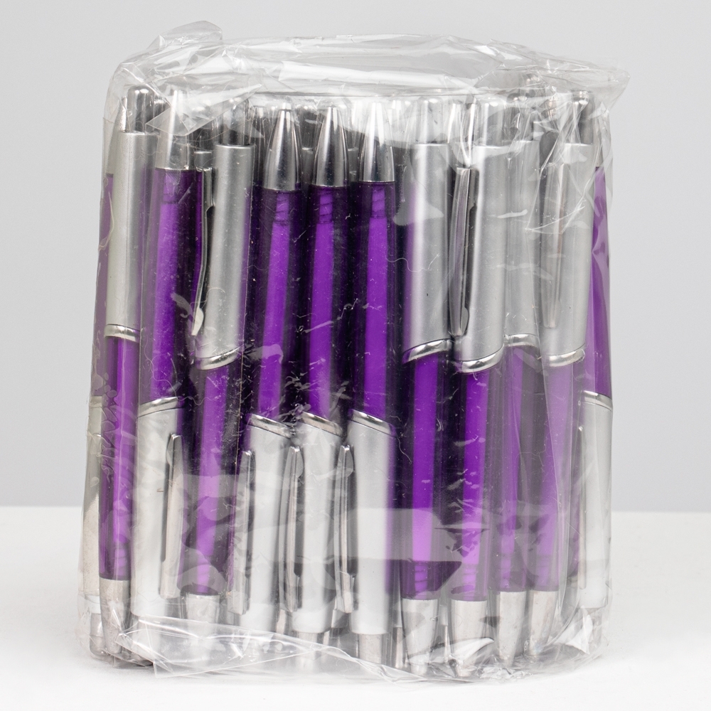 PACOTE C/ 50 PÇS CANETA PLÁSTICA