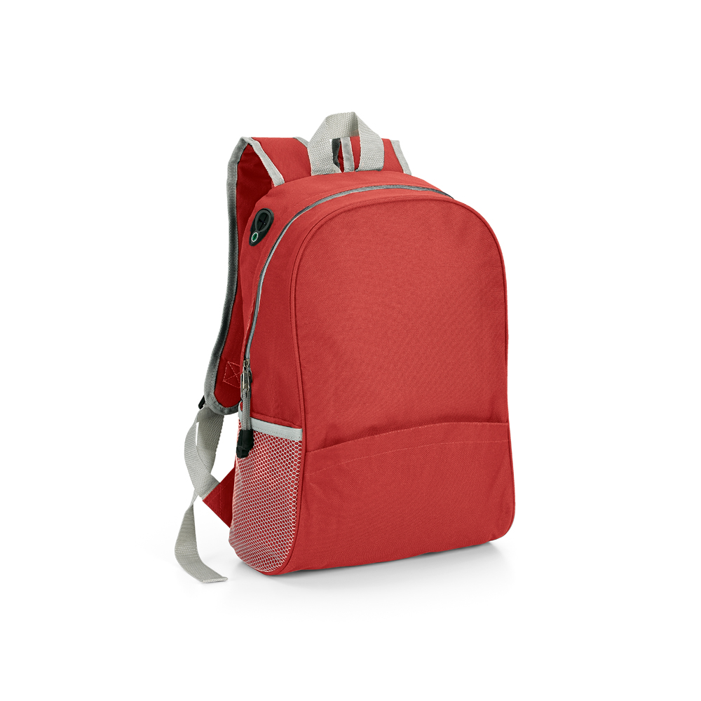 MOCHILA EM 600D COM SAÍDA PARA FONE DE OUVIDO (12 L)