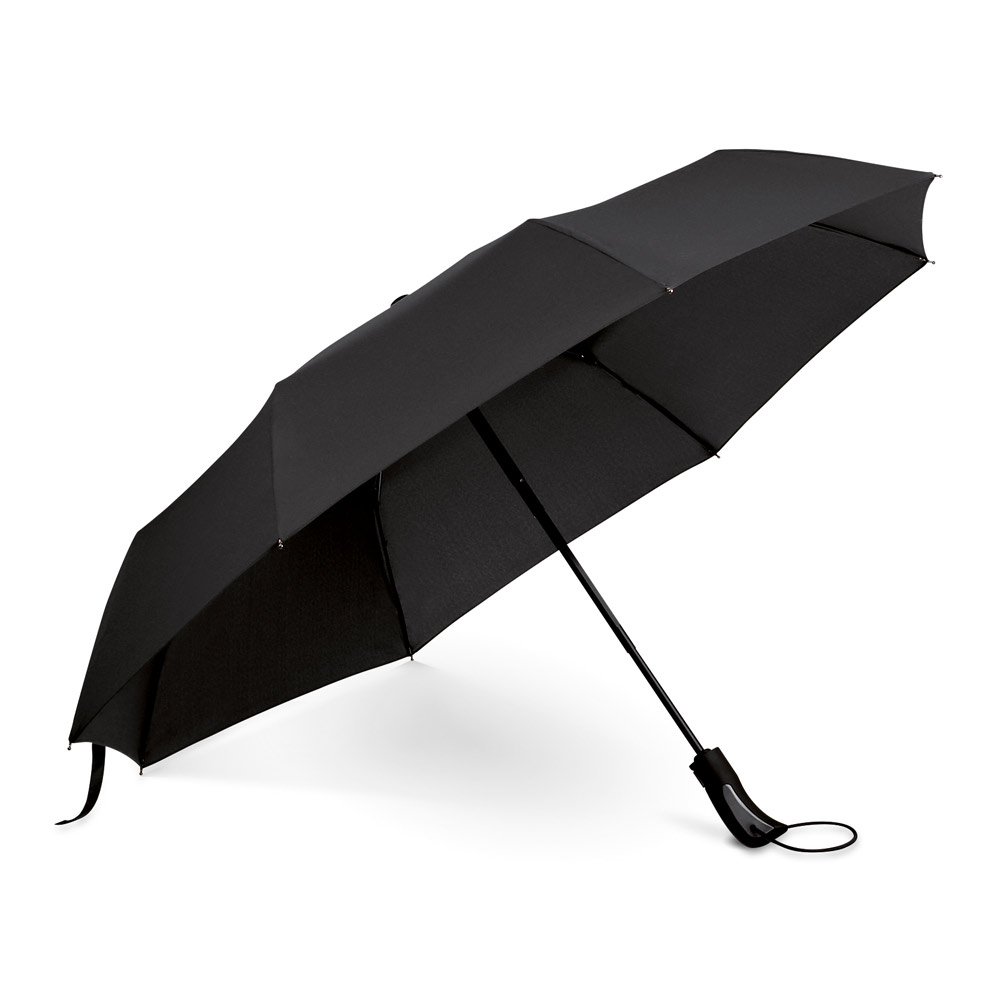 GUARDA-CHUVA, DOBRÁVEL, EM 190T PONGEE COM ABERTURA E FECHO AUTOMÁTICO