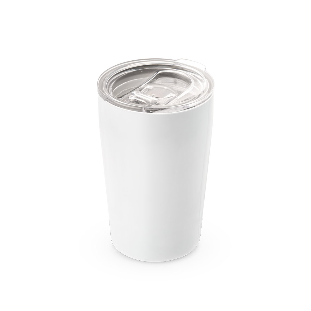 COPO DE VIAGEM TÉRMICO PARA SUBLIMAÇÃO EM AÇO INOX, DE PAREDE DUPLA ISOLADA A VÁCUO (380 ML)
