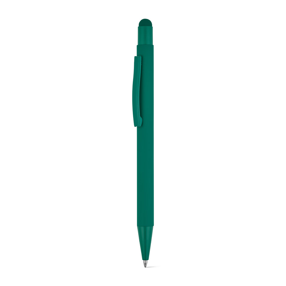 CANETA ESFEROGRÁFICA COM UM DESIGN MODERNO EM ALUMÍNIO 100% RECICLADO, COM ACABAMENTO MATE